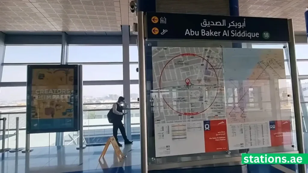 Abu Baker Al Siddique Metro Station