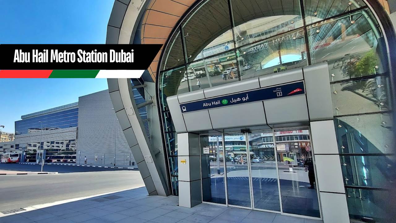 Abu Hail Metro Station Dubai