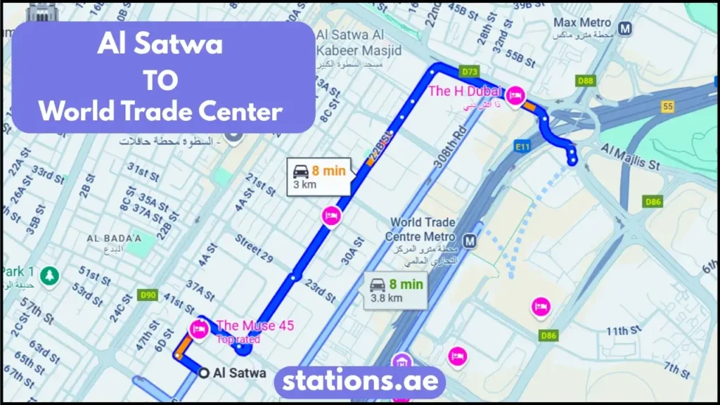 Satwa to World Trade Center