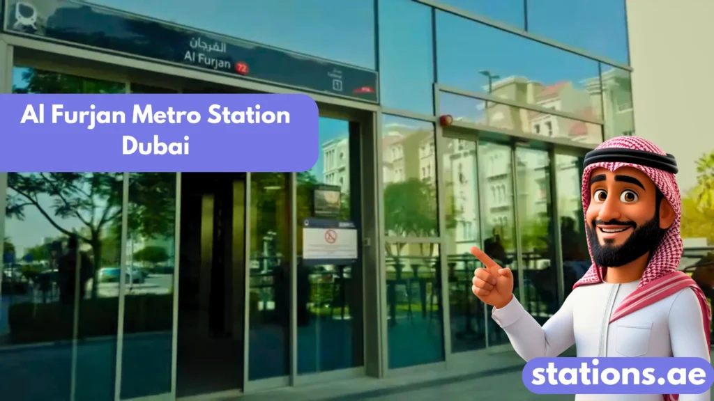 Al Furjan Metro Station Dubai