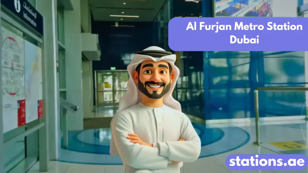 Al Furjan Metro Station Dubai
