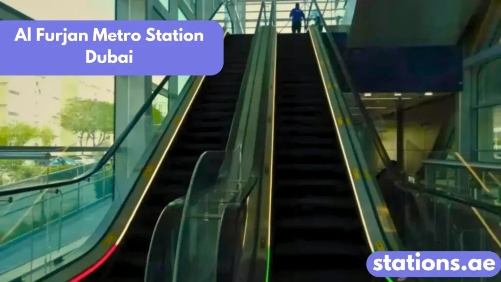 Al Furjan Metro Station Dubai