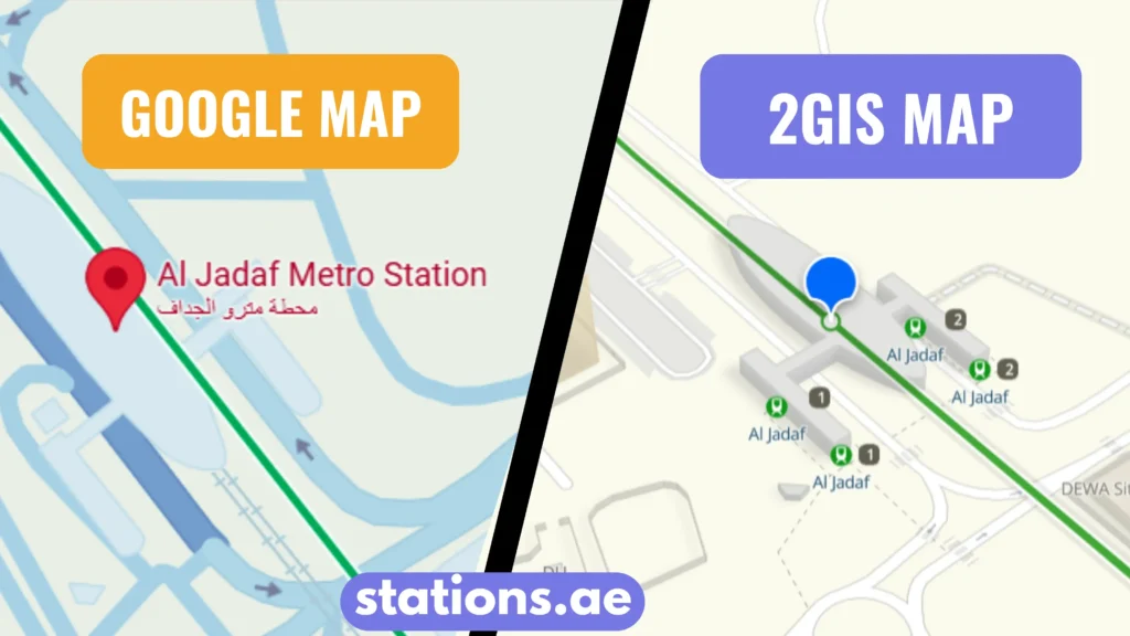 Al Jadaf Metro Station Dubai