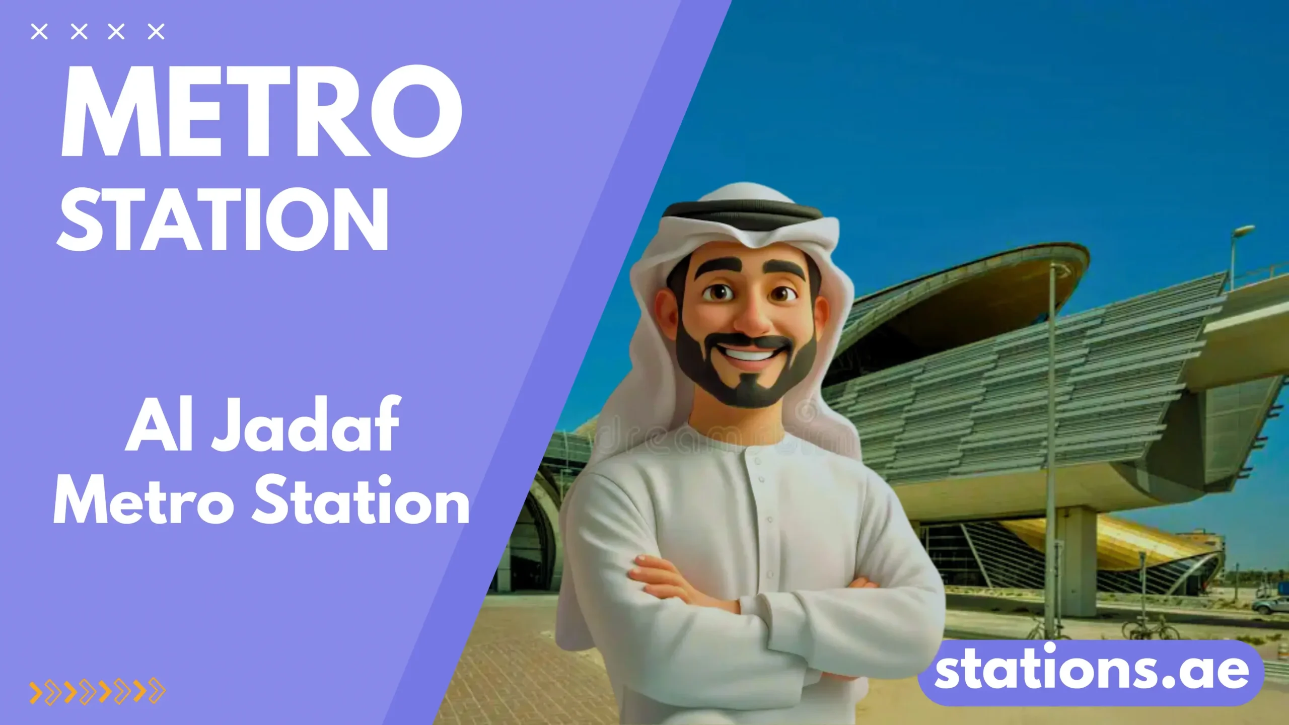 Al Jadaf Metro Station Dubai