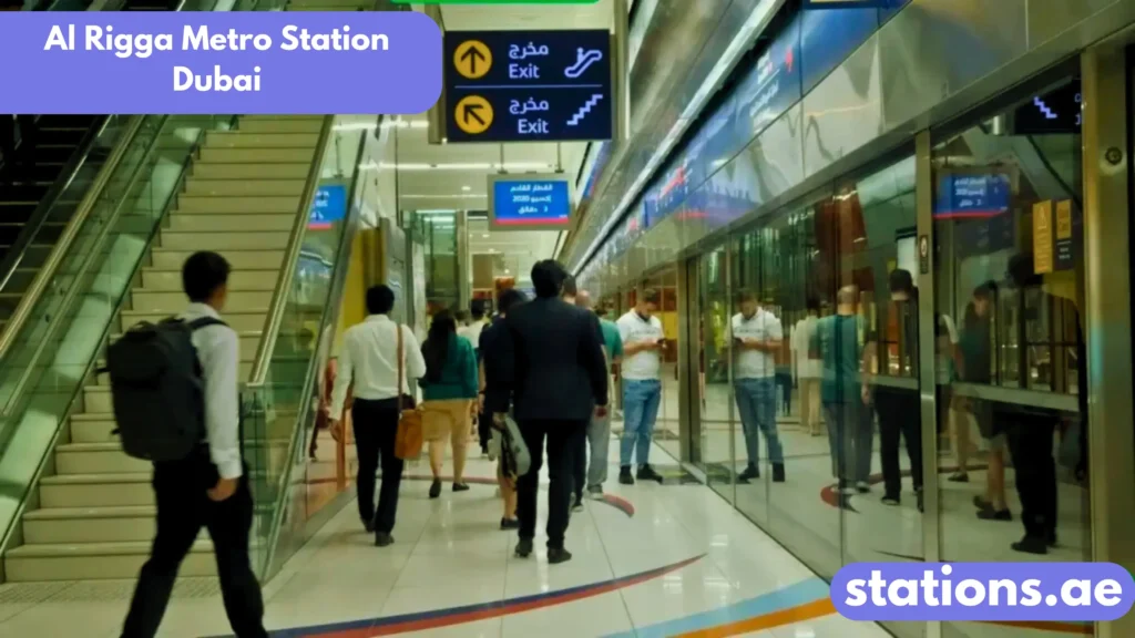 Al Rigga Metro Station Dubai