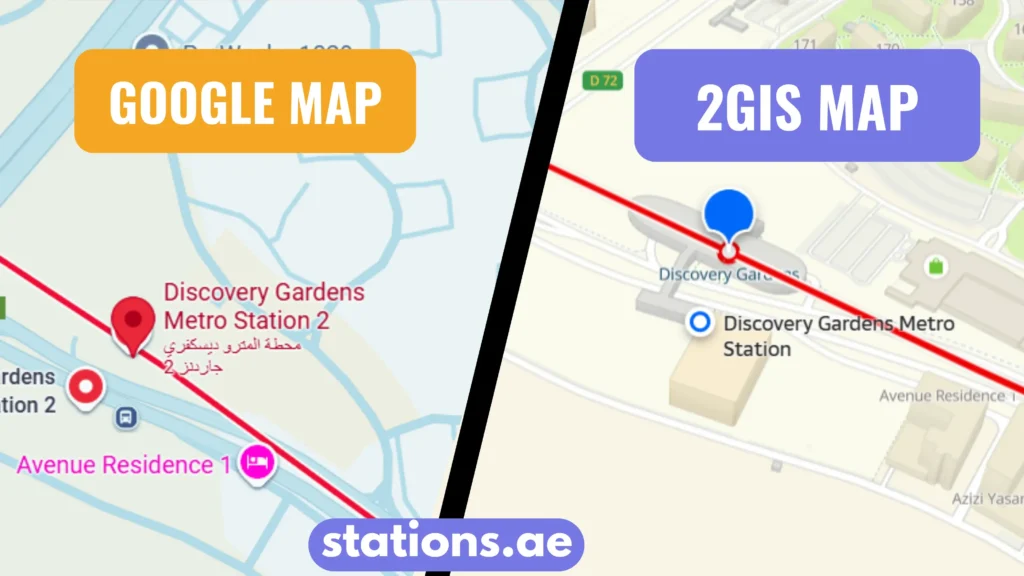 Discovery Gardens Metro Station Dubai