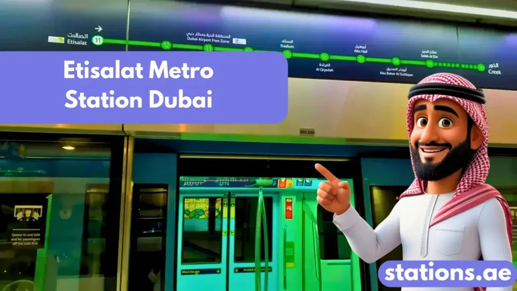 Etisalat Metro Station Dubai