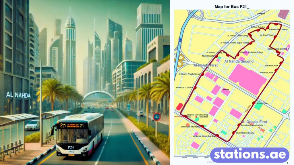 F21 Bus Route Map
