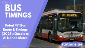 F81 Bus Route & Timetable