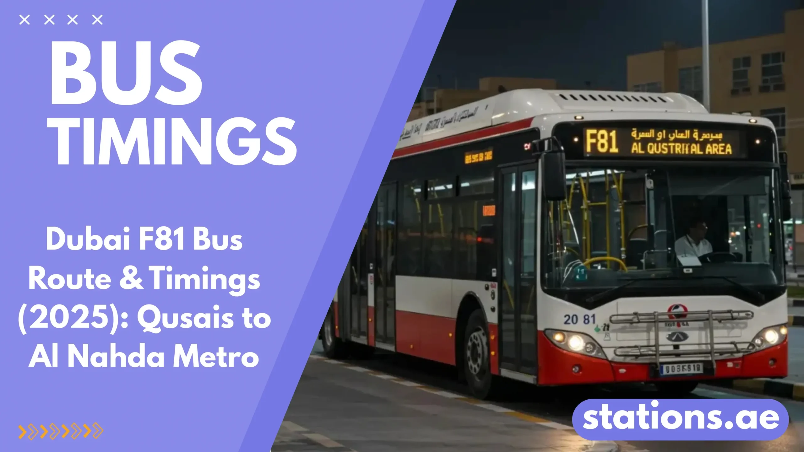 F81 Bus Route & Timetable