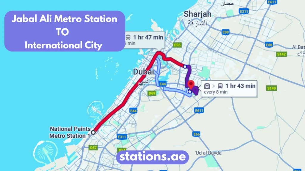 Jabal Ali to International City