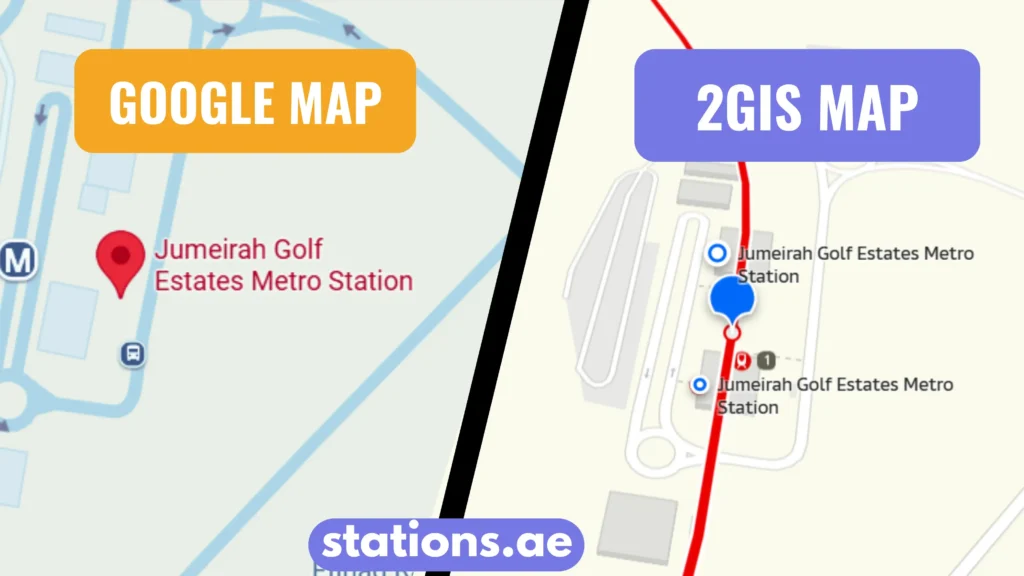 Jumeirah Golf Estates Metro Station Dubai