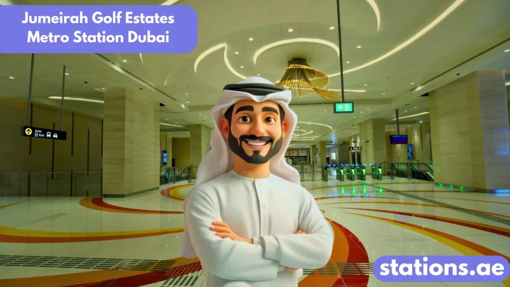 Jumeirah Golf Estates Metro Station Dubai