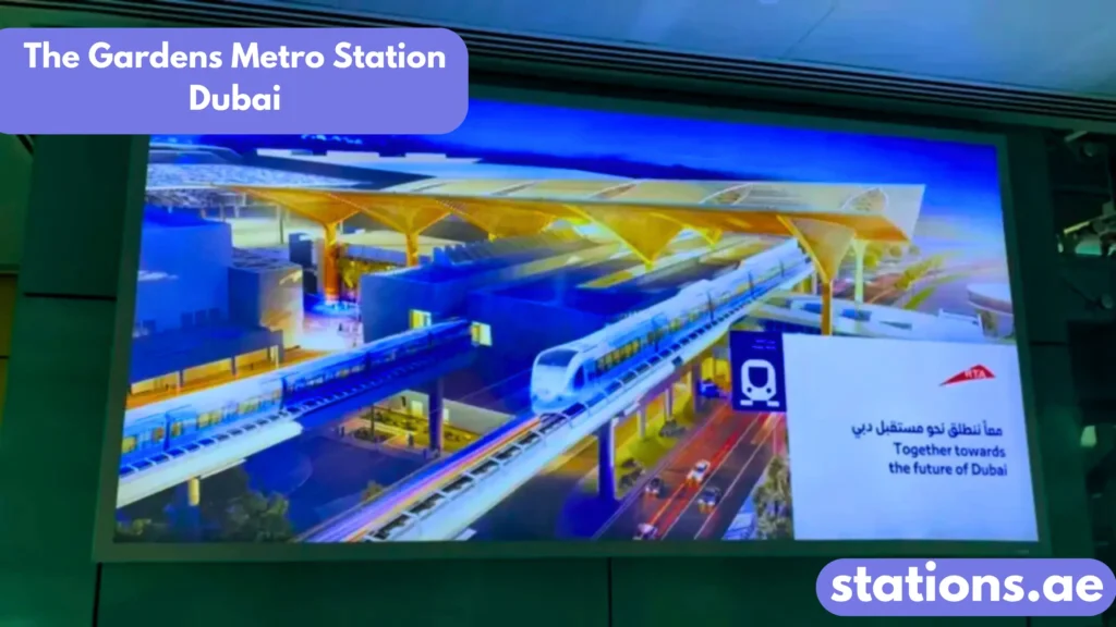 The Gardens Metro Station Dubai