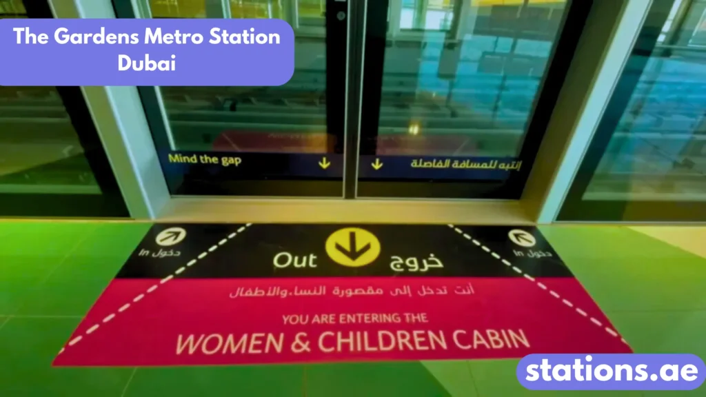 The Gardens Metro Station Dubai