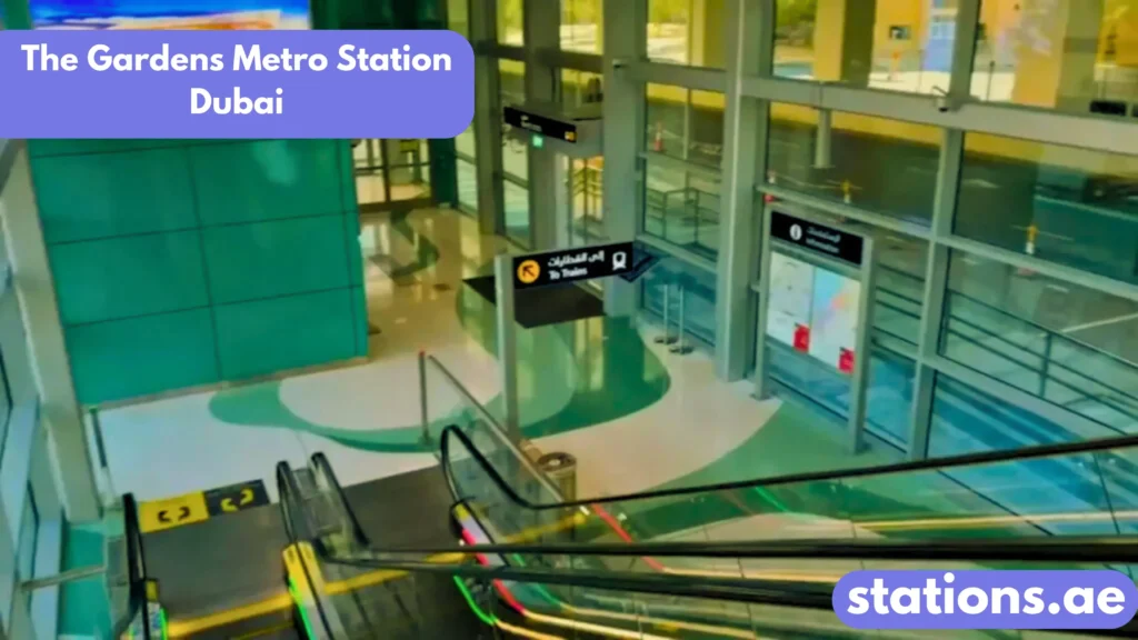 The Gardens Metro Station Dubai
