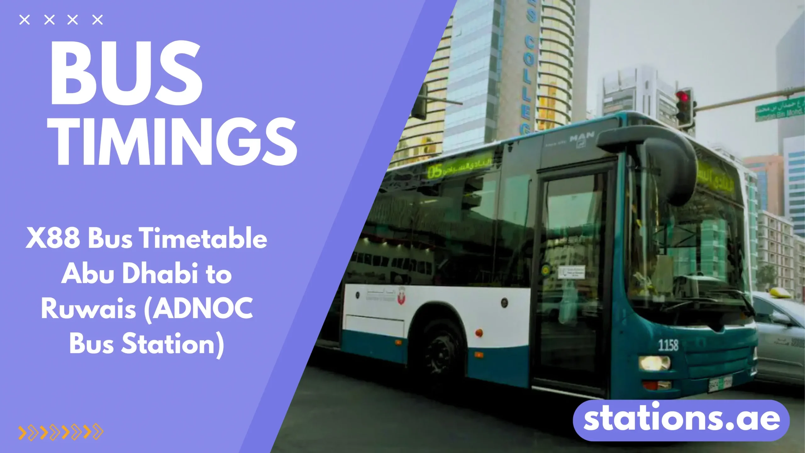 X88 Bus Timetable