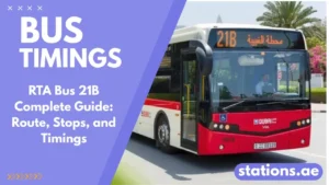 RTA 21B bus