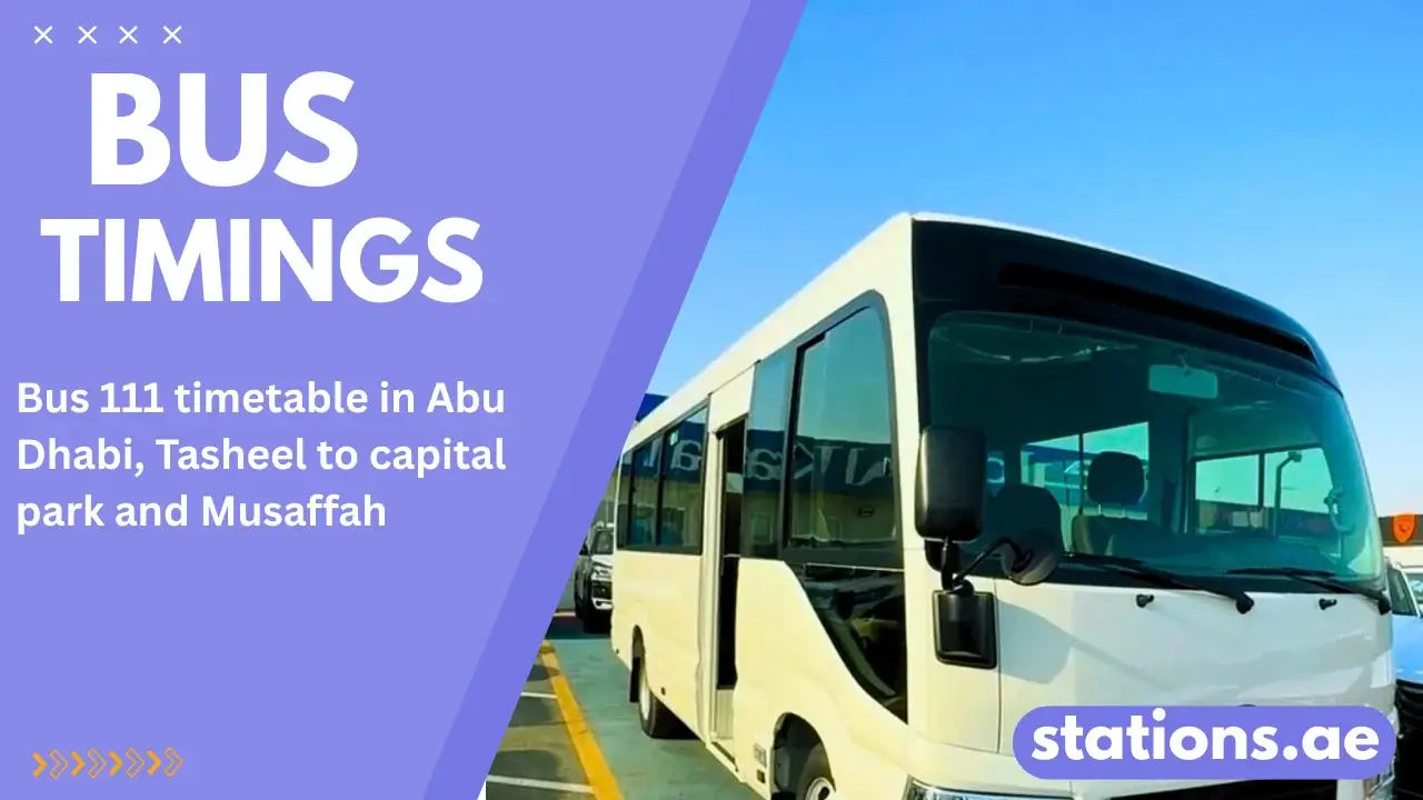 Bus 111 timetable
