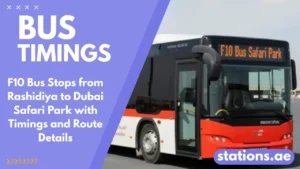 RTA F10 bus