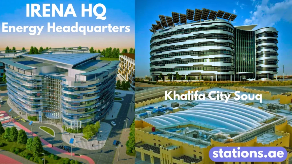 K3 Bus IRENA HQ And Khalifa City Souq
