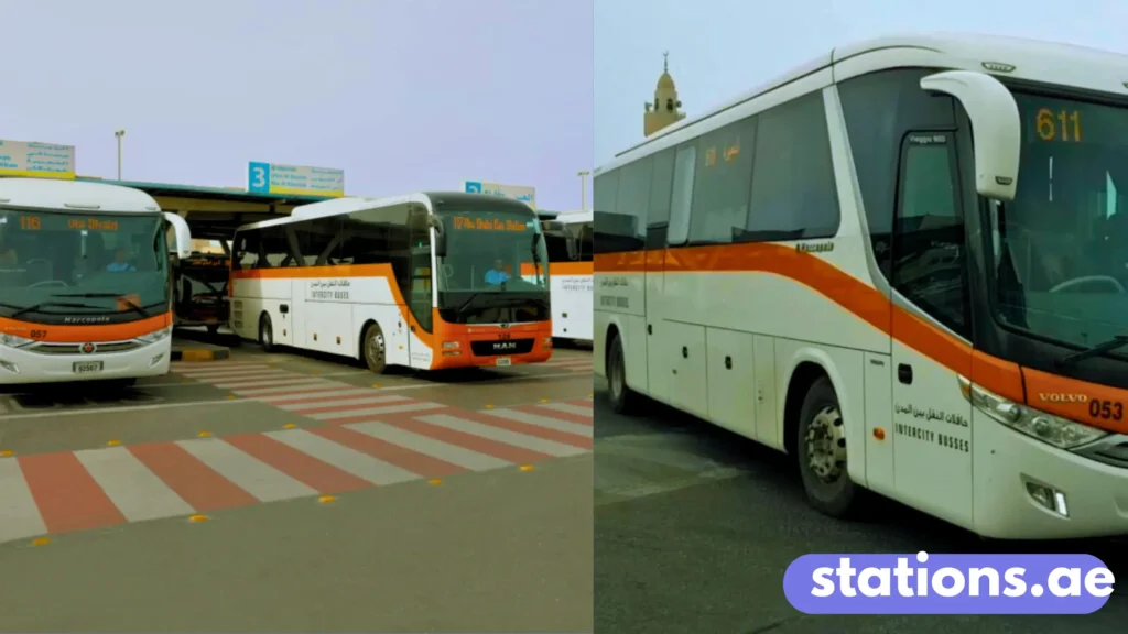 Sharjah to Kalba Bus Stops