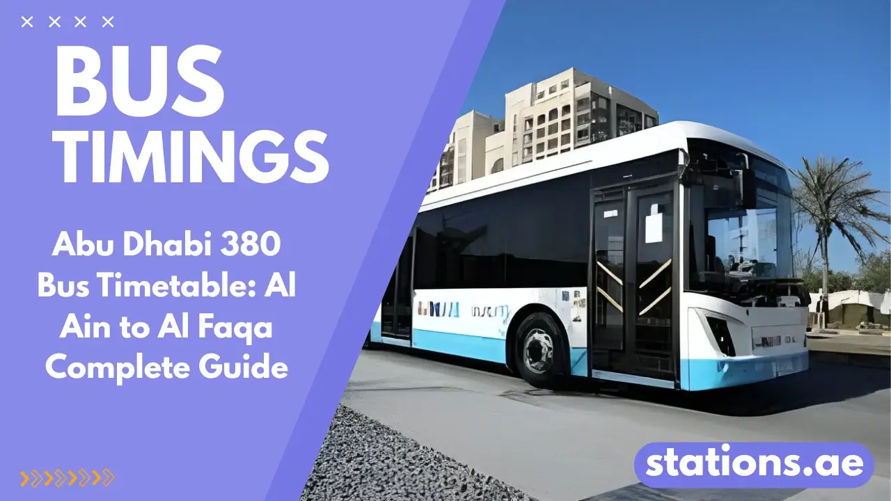 Abu Dhabi 380 Bus