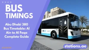 Abu Dhabi 380 Bus