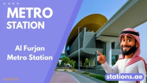 Al Furjan Metro Station Dubai
