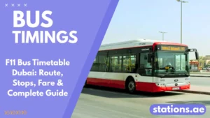 F11 Bus Timetable and Routes