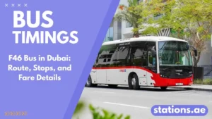 RTA F46 bus in Dubai