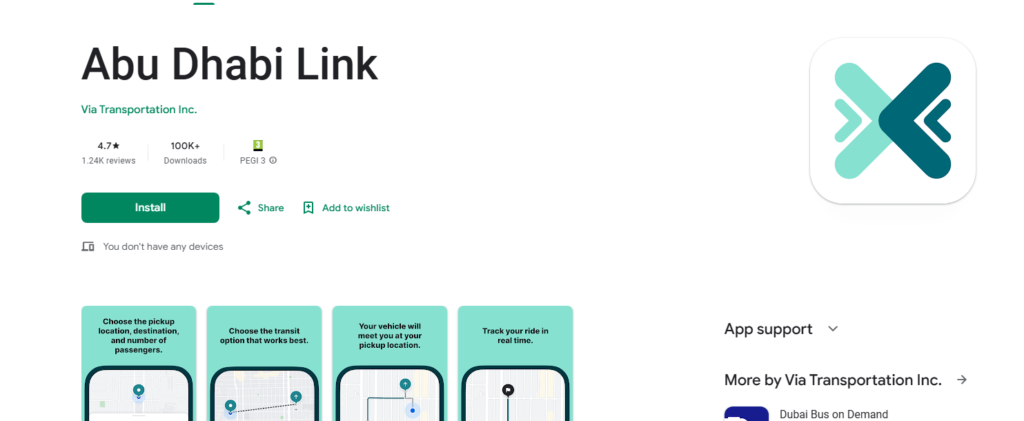 Abu Dhabi Link app