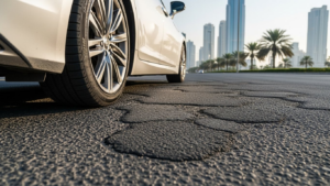 uneven roads dubai early suspension wear