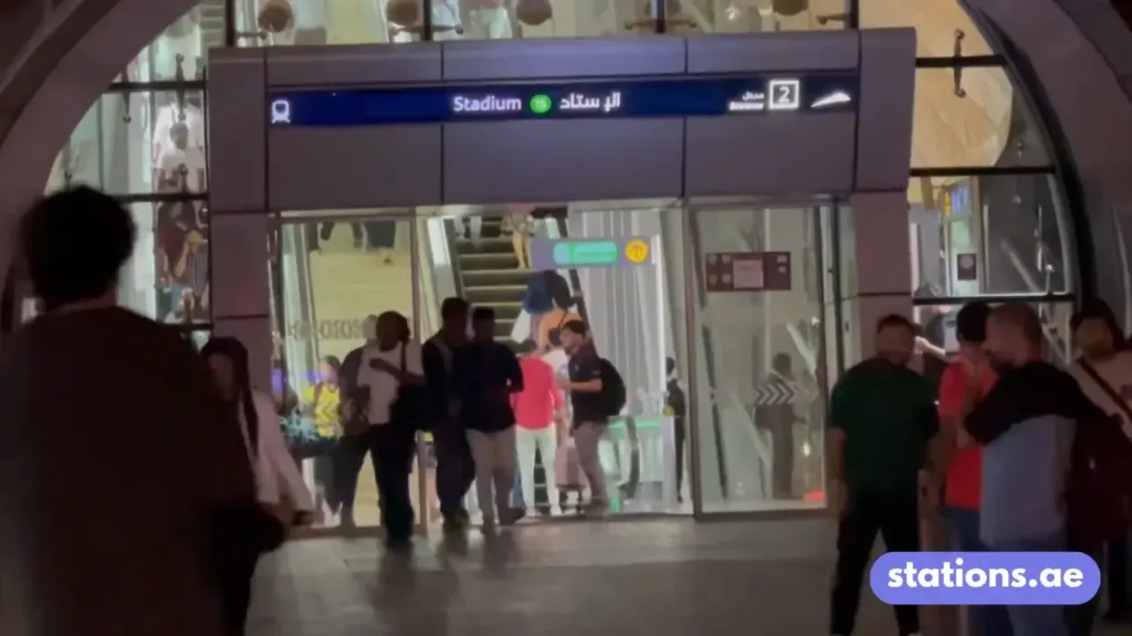 Where Is Stadium Metro Station Located?