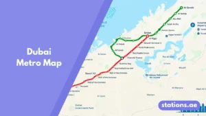 Dubai Metro Map